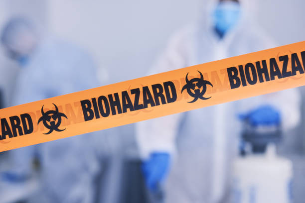 Professional Biohazard technician working in Naples, TX